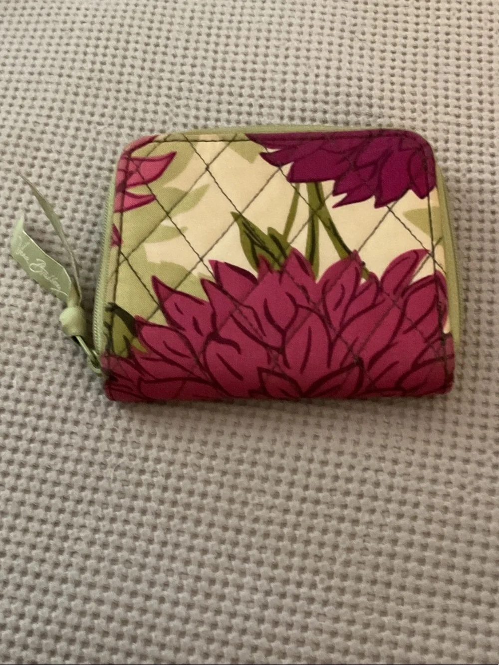Vera Bradley Pink Floral Wristlet Card Holder